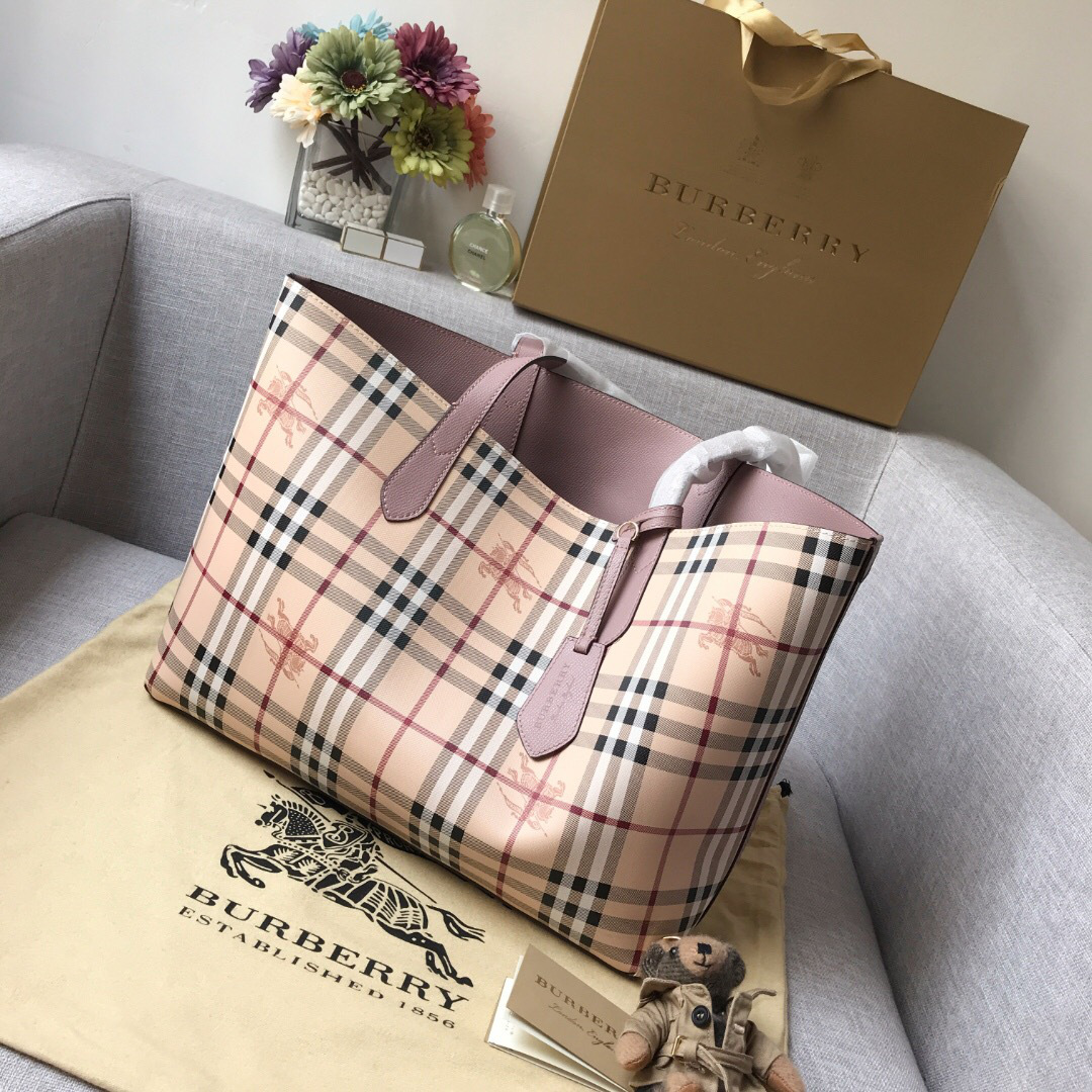 Bv*b*rry Double Side Shopping bag for Women in Pink