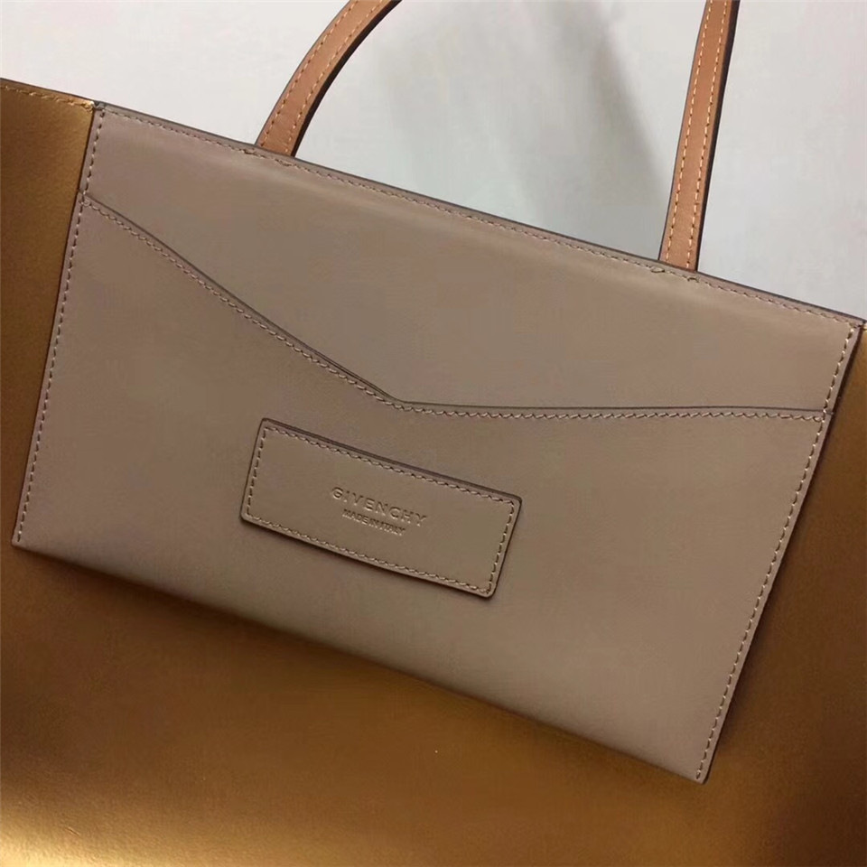 Givenchy original leather shopping handbag in Khaki