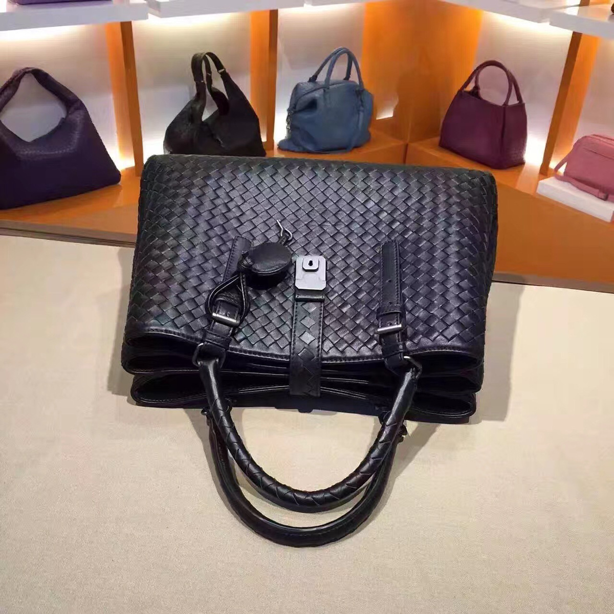 B0tt*ga Ven*ta Black Handbag 7453