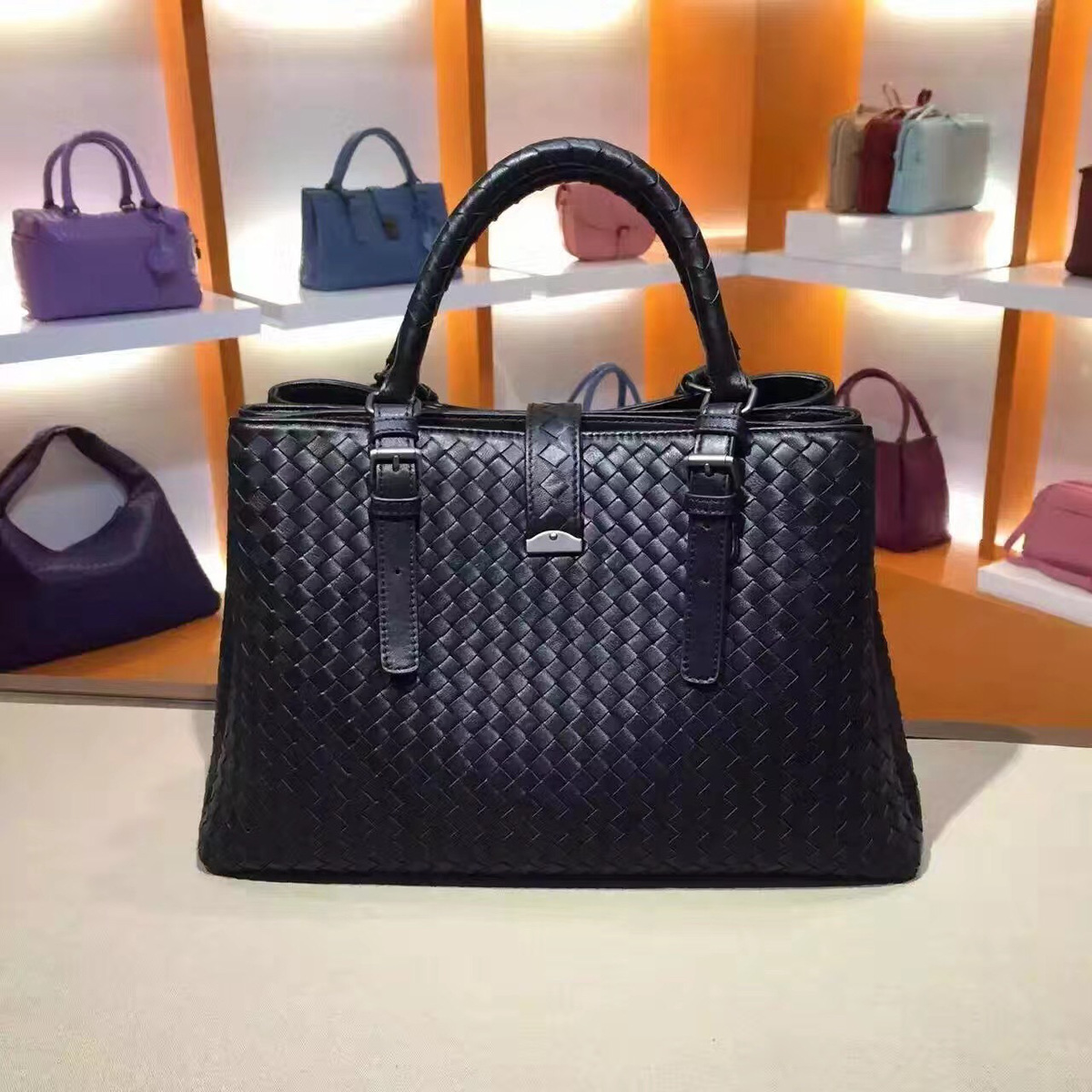 B0tt*ga Ven*ta Black Handbag 7453