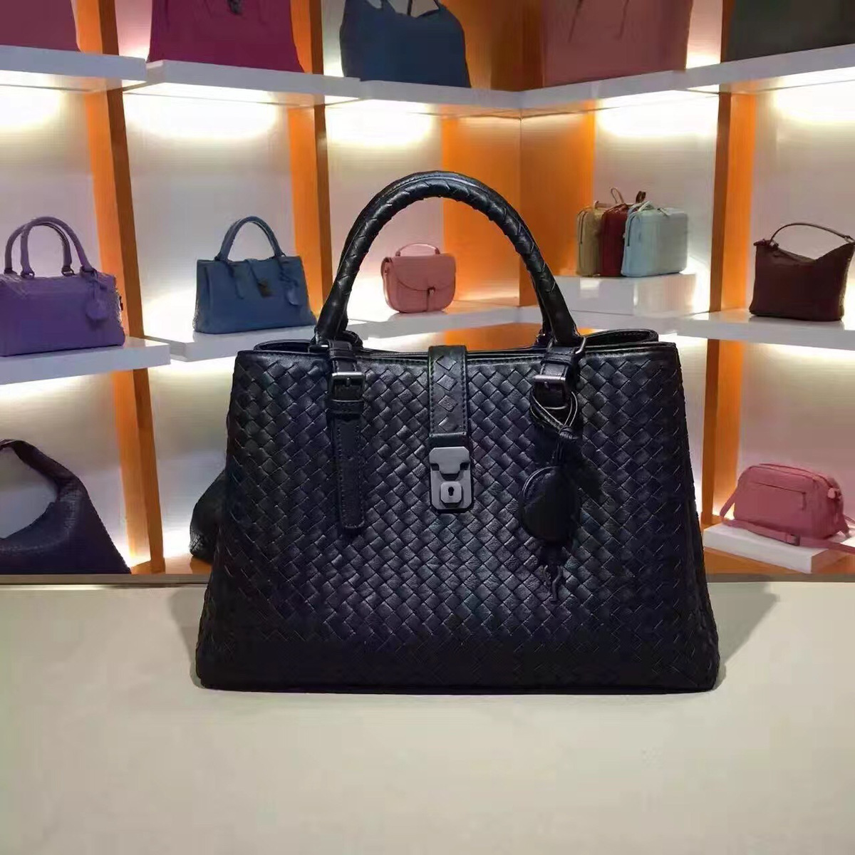 B0tt*ga Ven*ta Black Handbag 7453