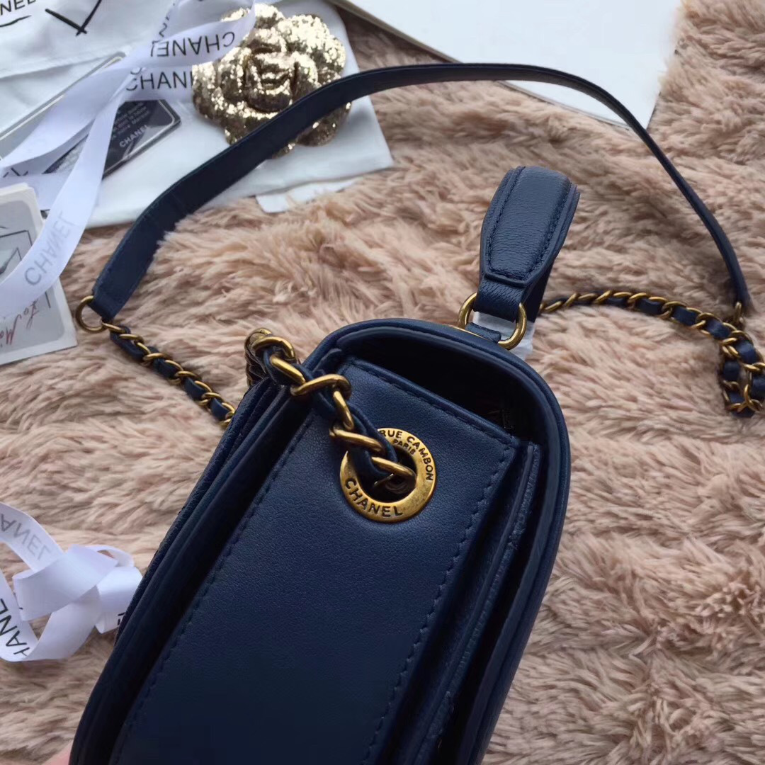 Ch**el Original Leather Bag in Blue