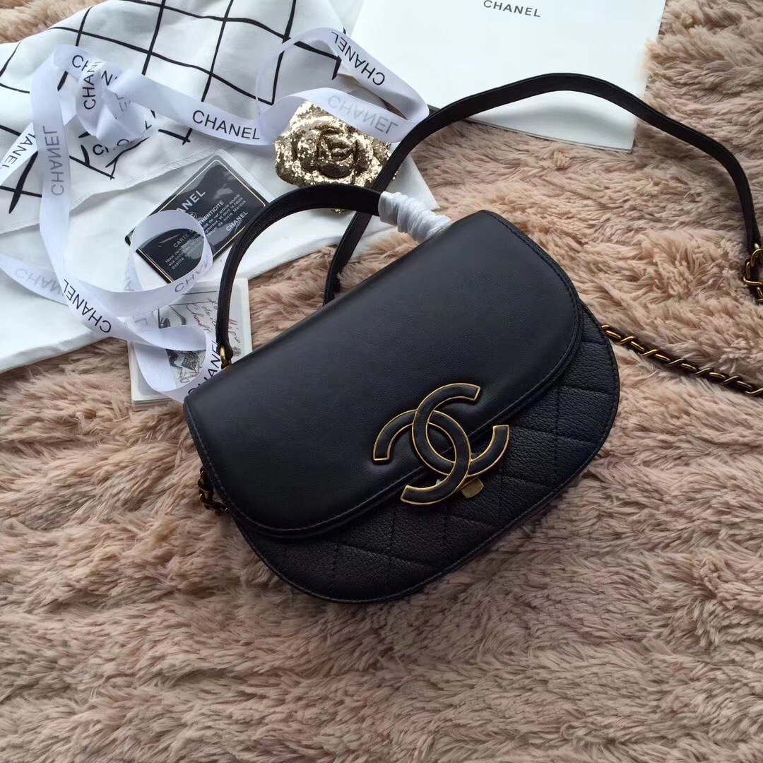 Ch**el Original Leather Bag in Black