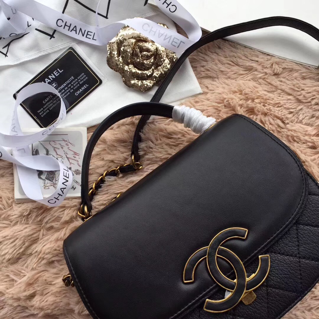 Ch**el Original Leather Bag in Black