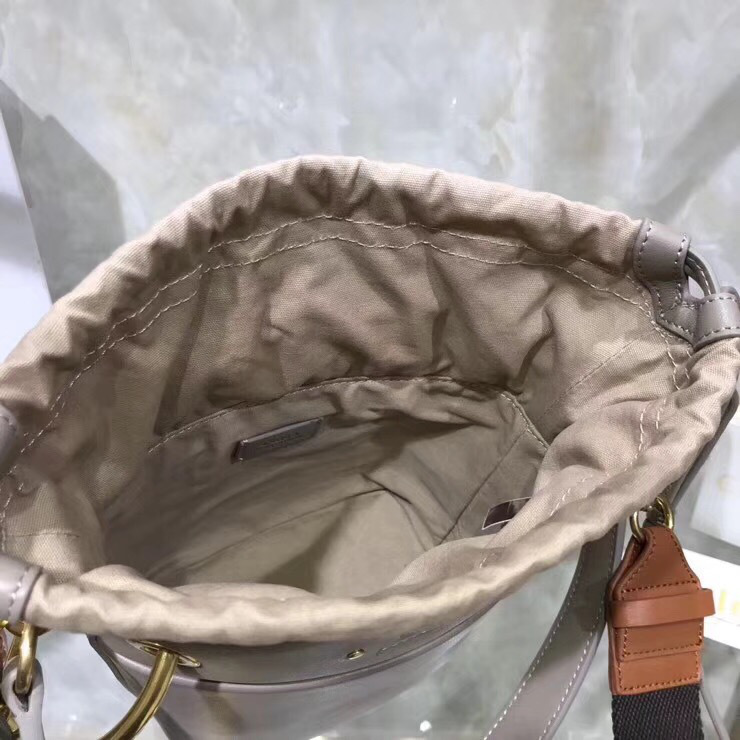 Chloe mini roy bucket bag in Gray