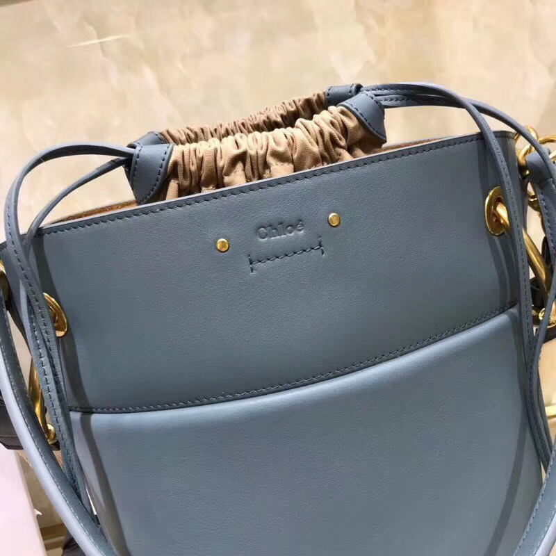 Chloe large roy bucket bag in Blue