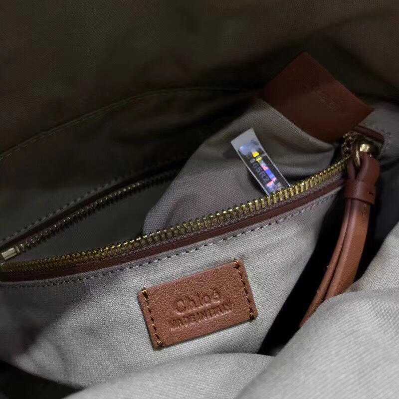 Chloe large roy bucket bag in Brown