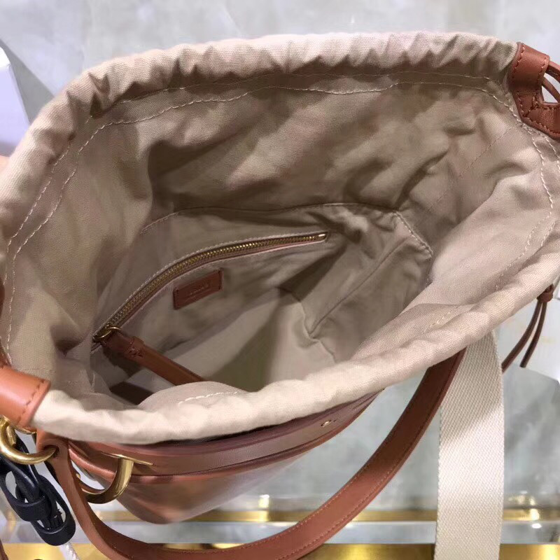 Chloe large roy bucket bag in Brown