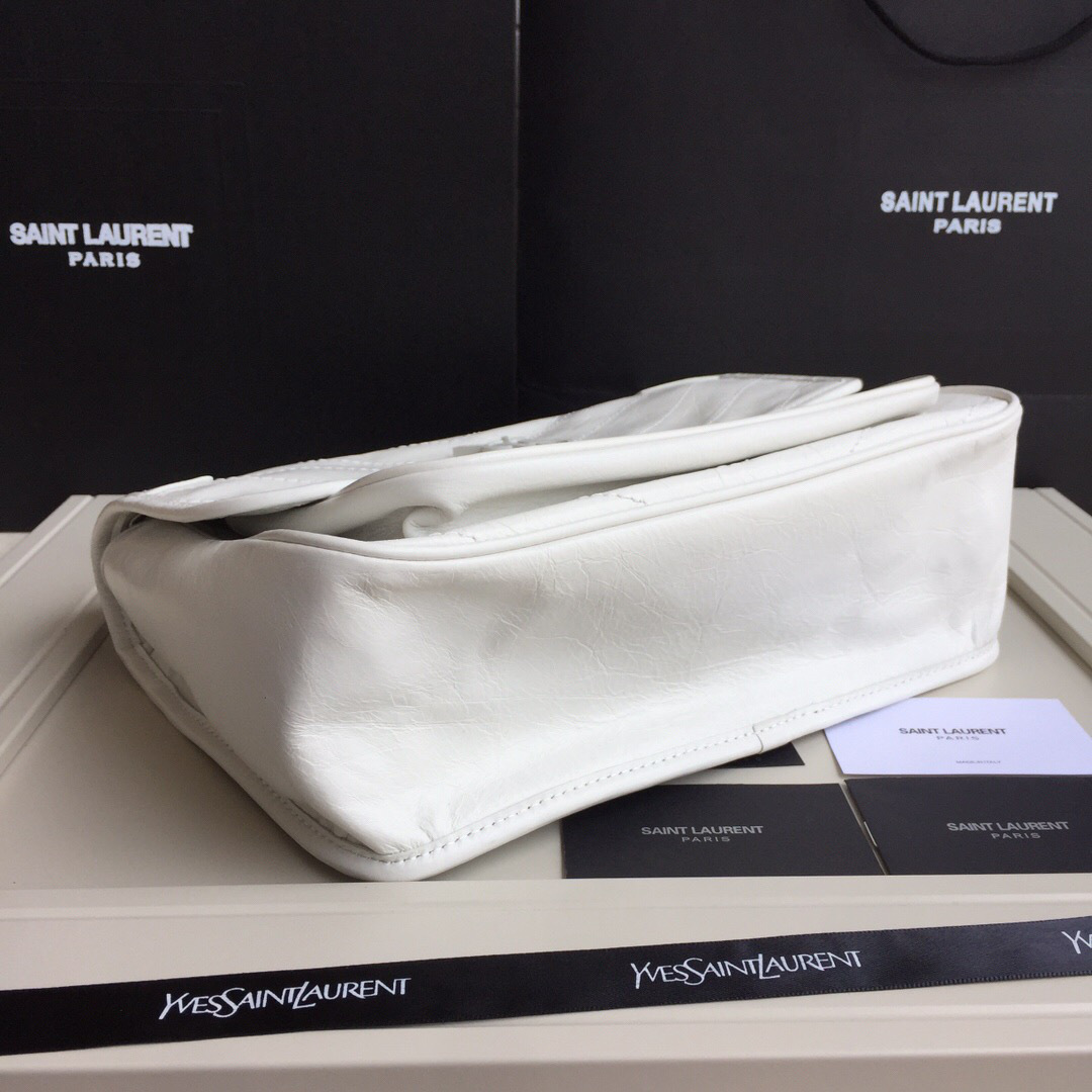 Y51 Monogram shoulder bag in white