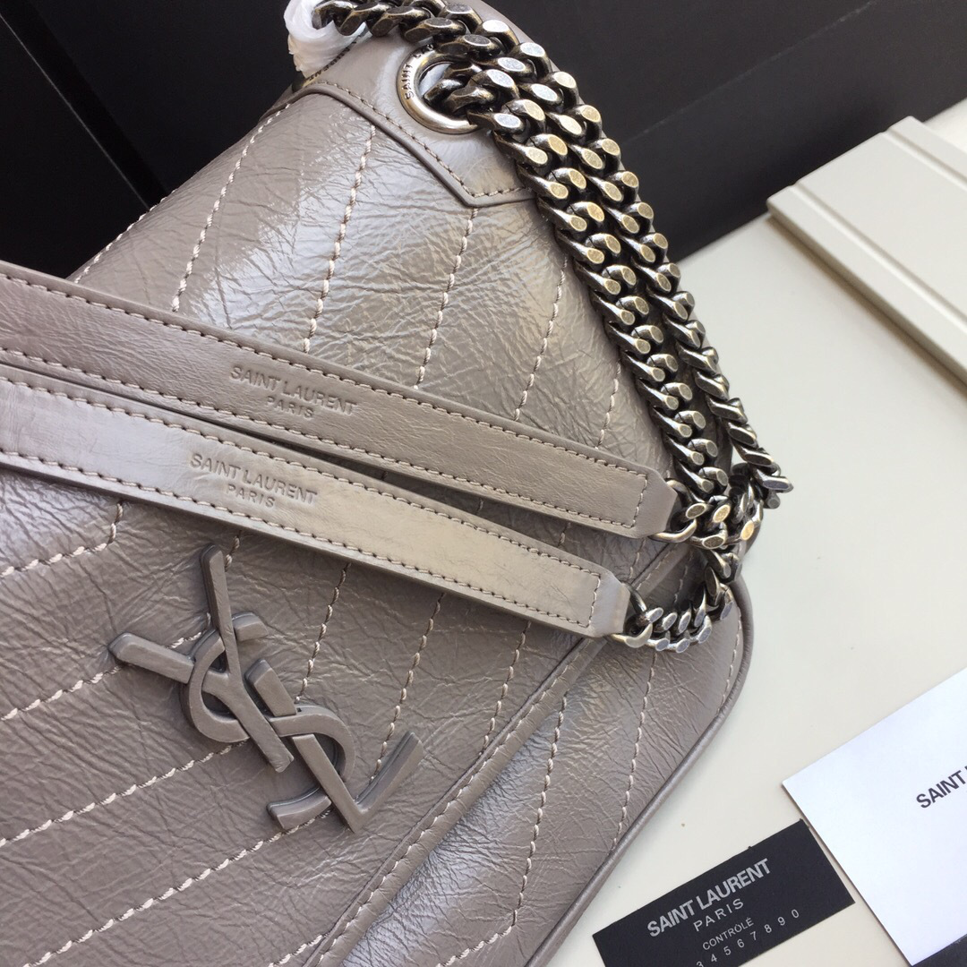 Y51 Monogram shoulder bag in Gray