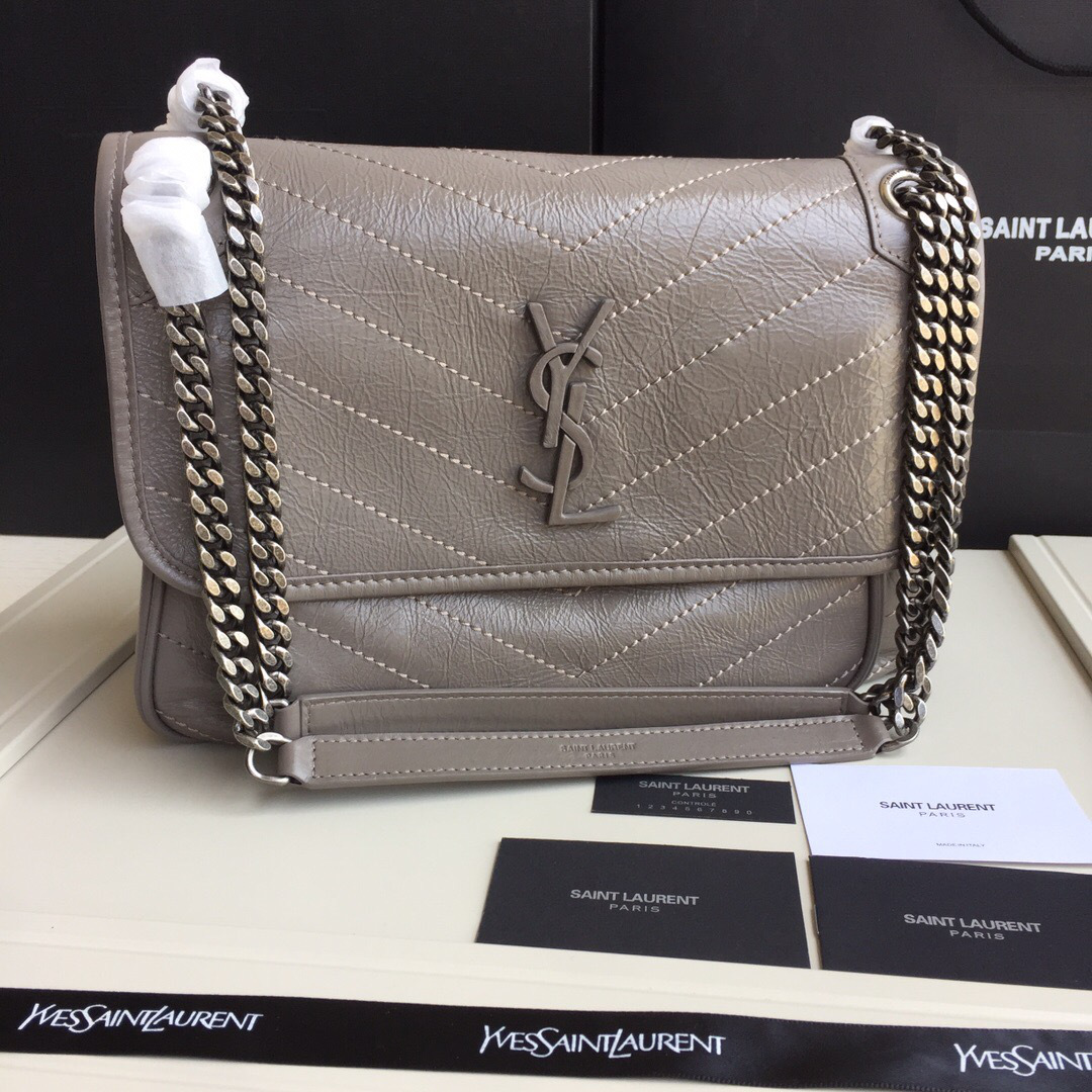 Y51 Monogram shoulder bag in Gray