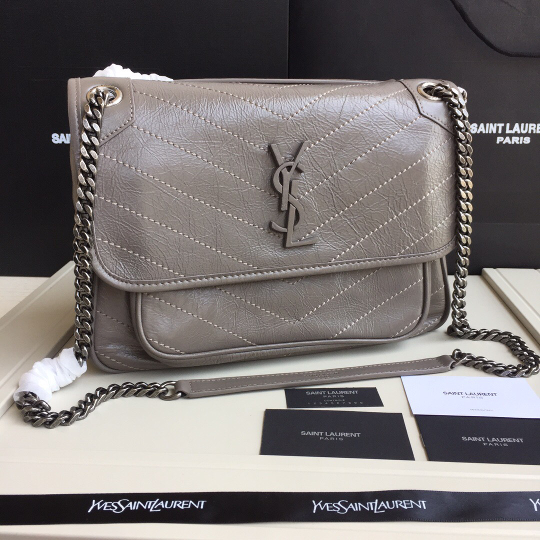 Y51 Monogram shoulder bag in Gray