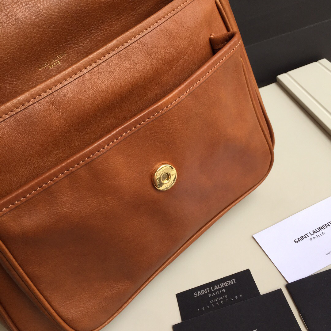 Y51 Monogram shoulder bag in Brown