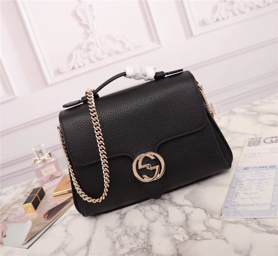 Gvc*1 Orignial Calfskin Handbag in Black 510320