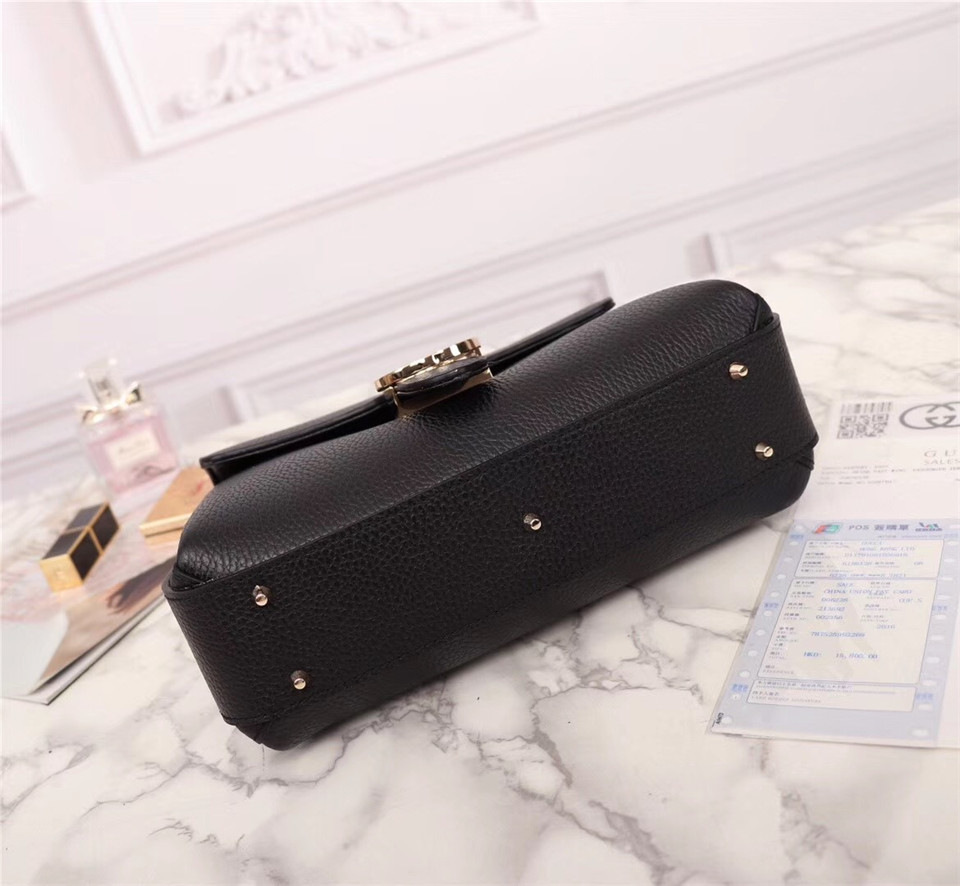 Gvc*1 Orignial Calfskin Handbag in Black 510320
