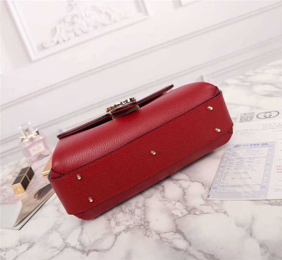 Gvc*1 Orignial Calfskin Handbag in Red 510320