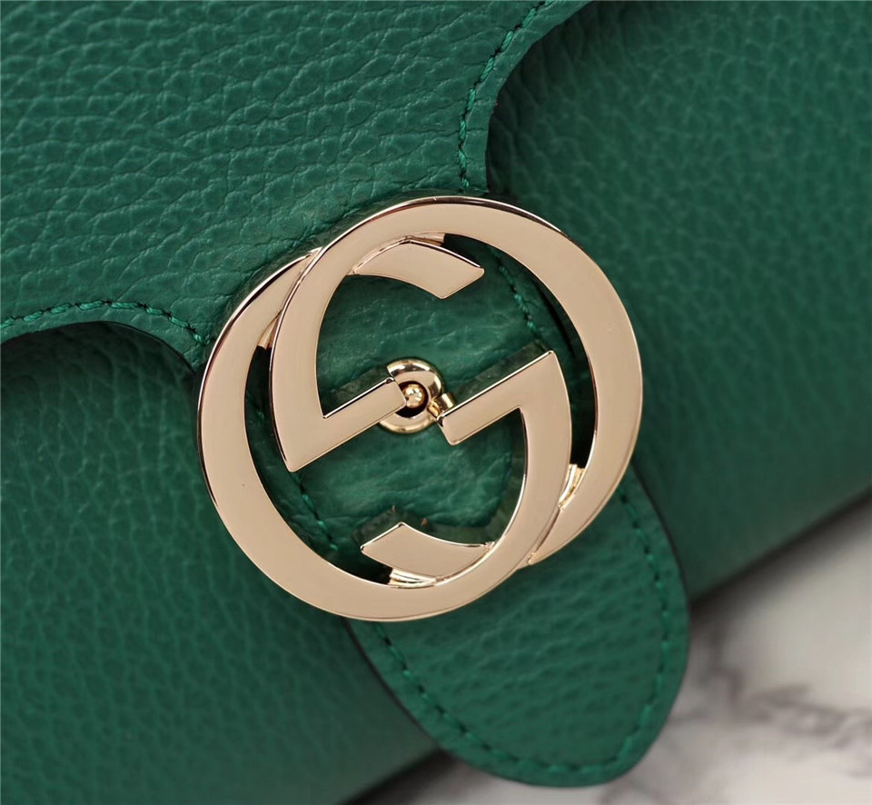 Gvc*1 Orignial Calfskin Handbag in Green 510320