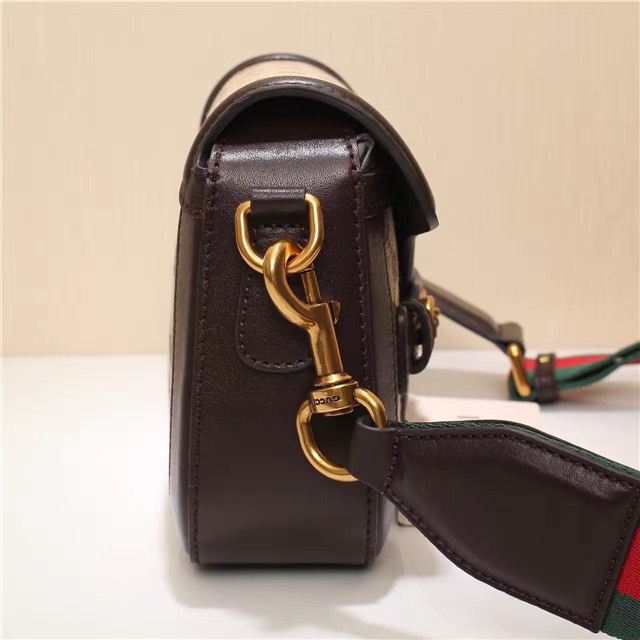 Gvc*1 Original Canvas Calfskin Shoulder Bag Coffee 384821