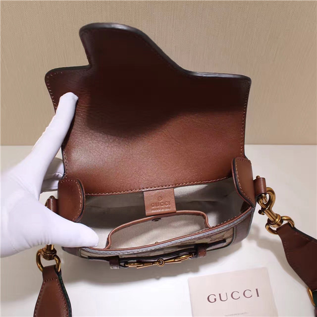 Gvc*1 Original Canvas Calfskin Shoulder Bag Khaki 384821