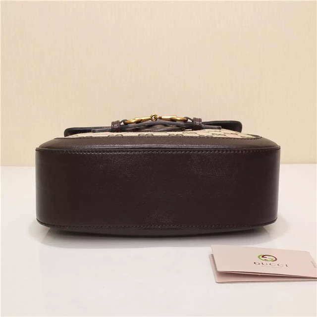 Gvc*1 Original Canvas Calfskin Large Shoulder Bag Coffee