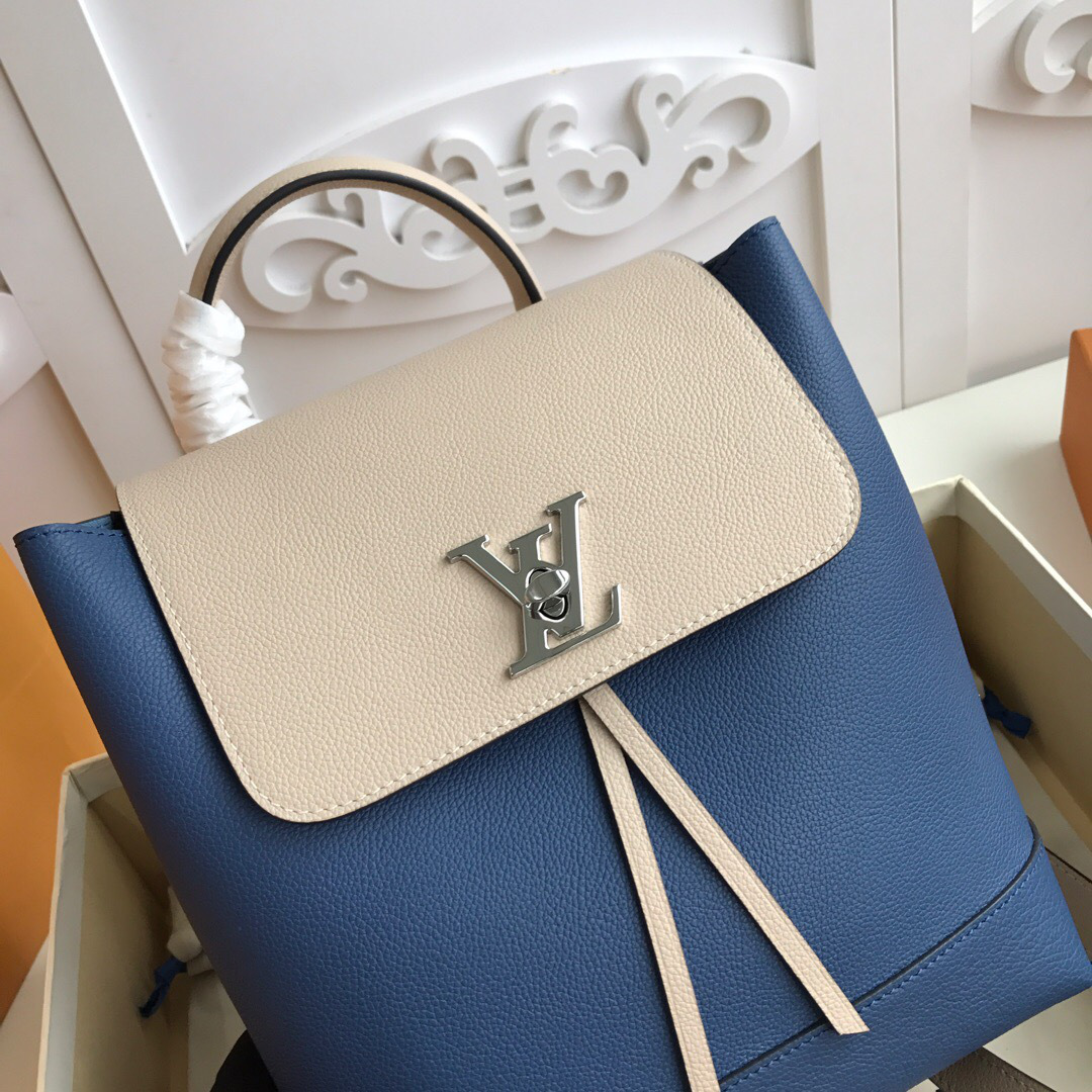 L0vis Vvtt0n Lockme Backpack Blue white M52734
