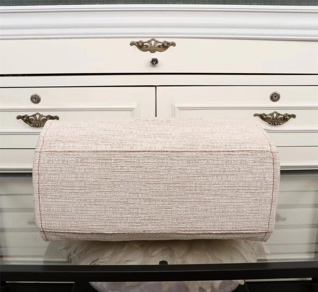 Ch**el Large canvas beach bag