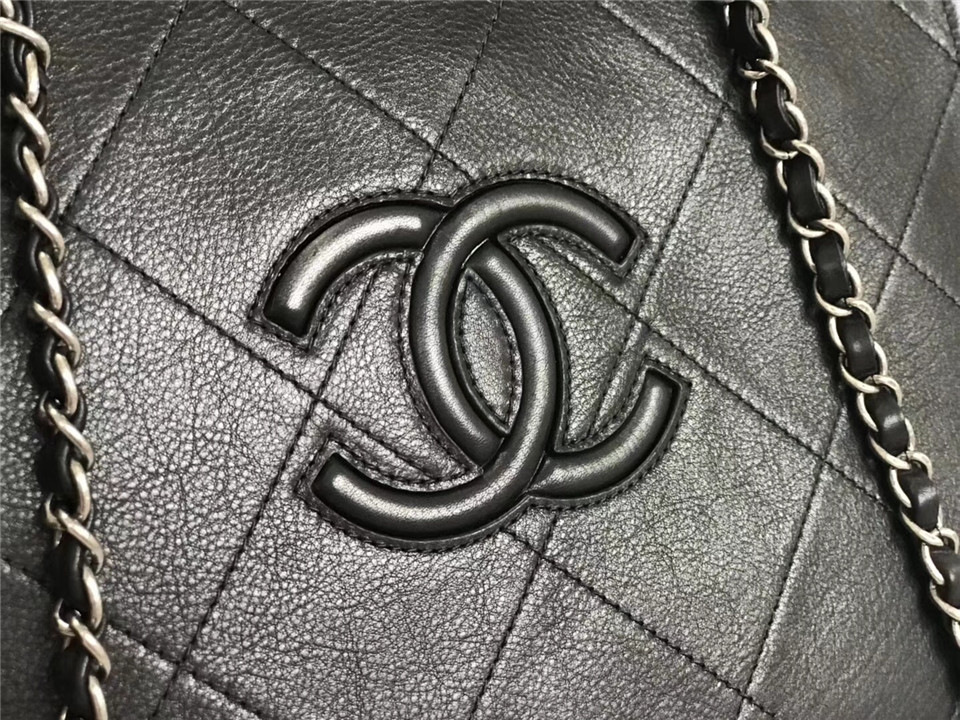 Ch**el Original Calfskin shopping bag black