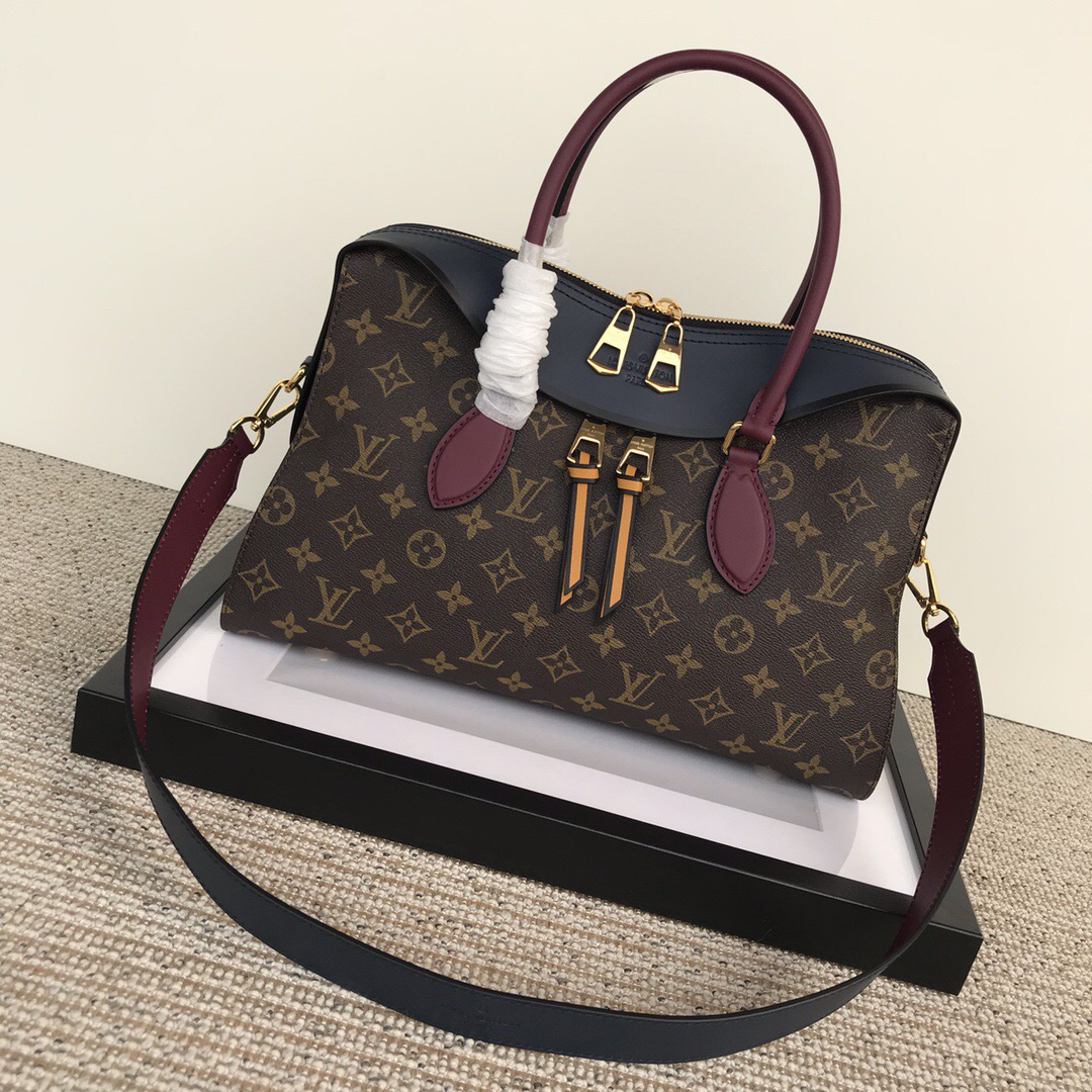 L0vis Vvtt0n Tuileries Monogram Canvas Handbags Blue M41456