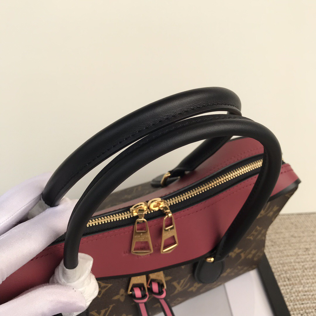L0vis Vvtt0n Tuileries Monogram Canvas Handbags Rose Red M41456