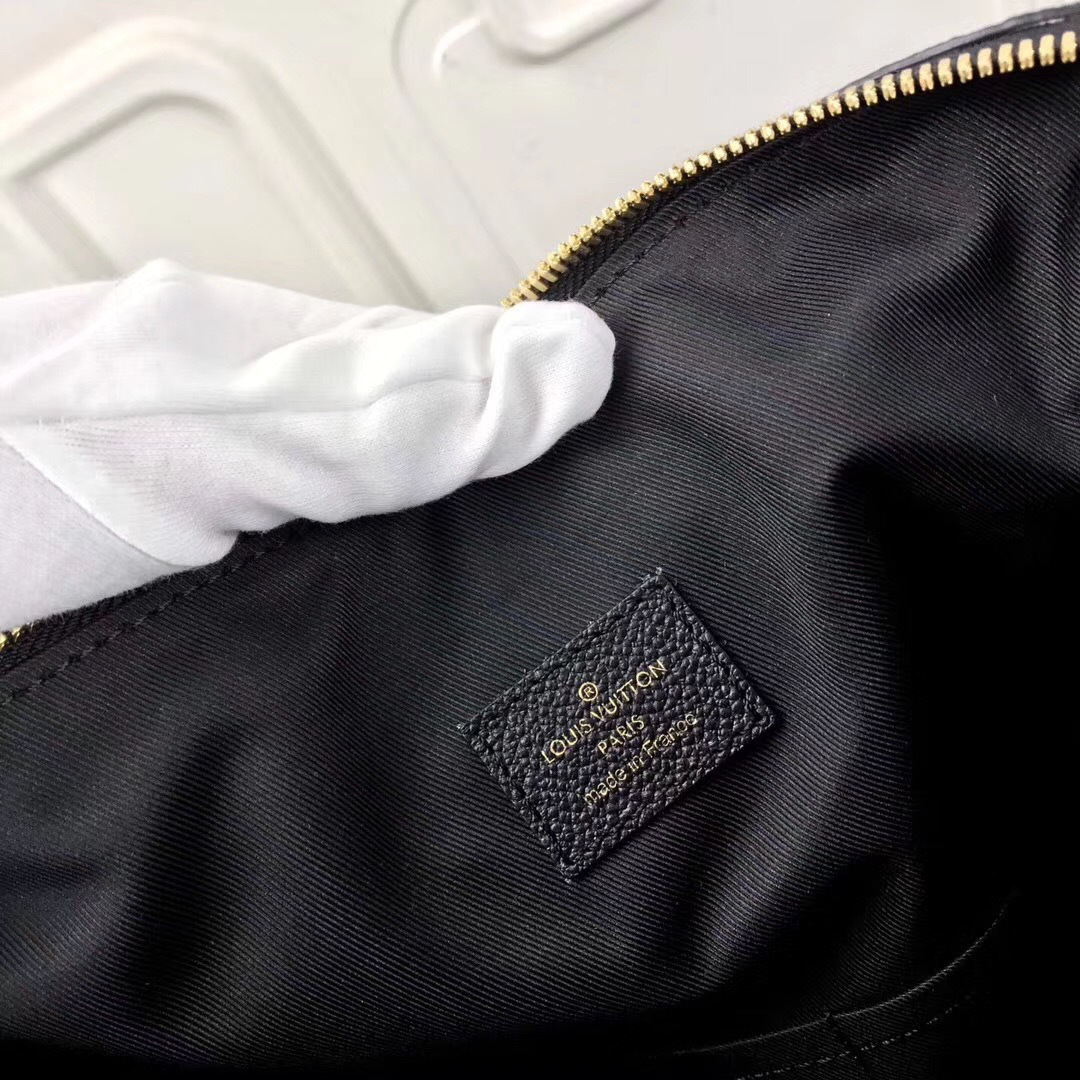L0vis Vvtt0n Monogram Empreinte Leather Bag Black M43719