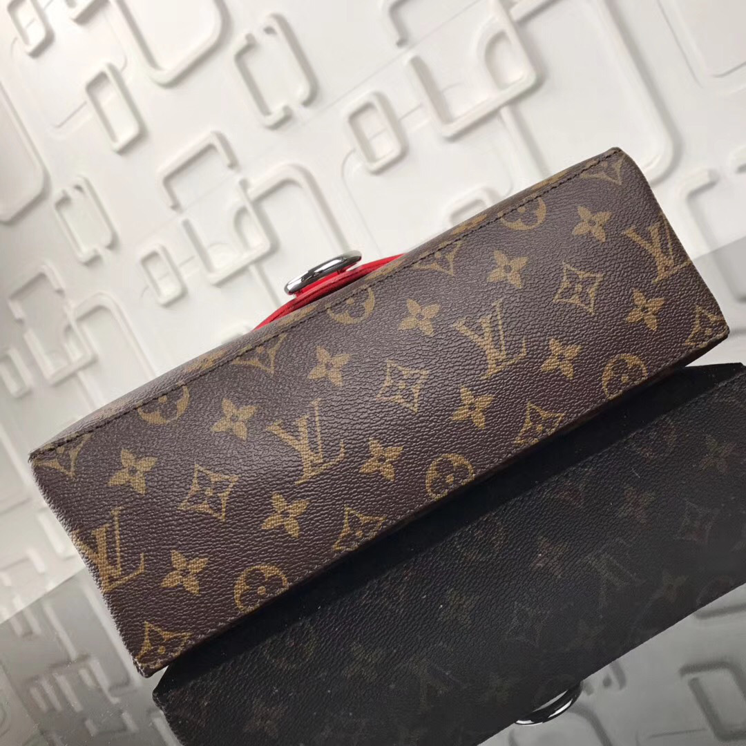 L0vis Vvtt0n Saint Michel Monogram Epi Leather Bag With Red M44033