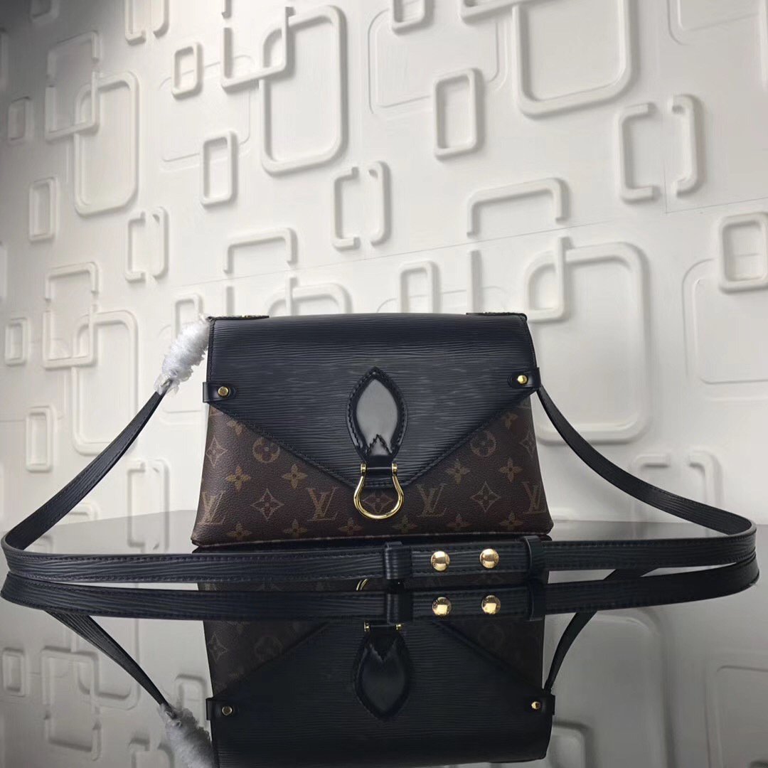 L0vis Vvtt0n Saint Michel Monogram Epi Leather Bag With Black M44033