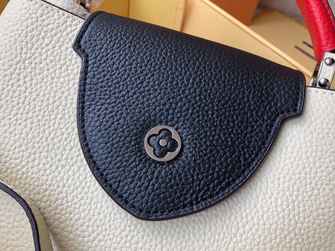 L0vis Vvtt0n Leather Capucines Bag N94519 Beige