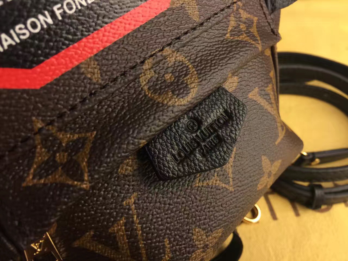 L0vis Vvtt0n Palm Springs MiniCanvas Leather Backpack M41562