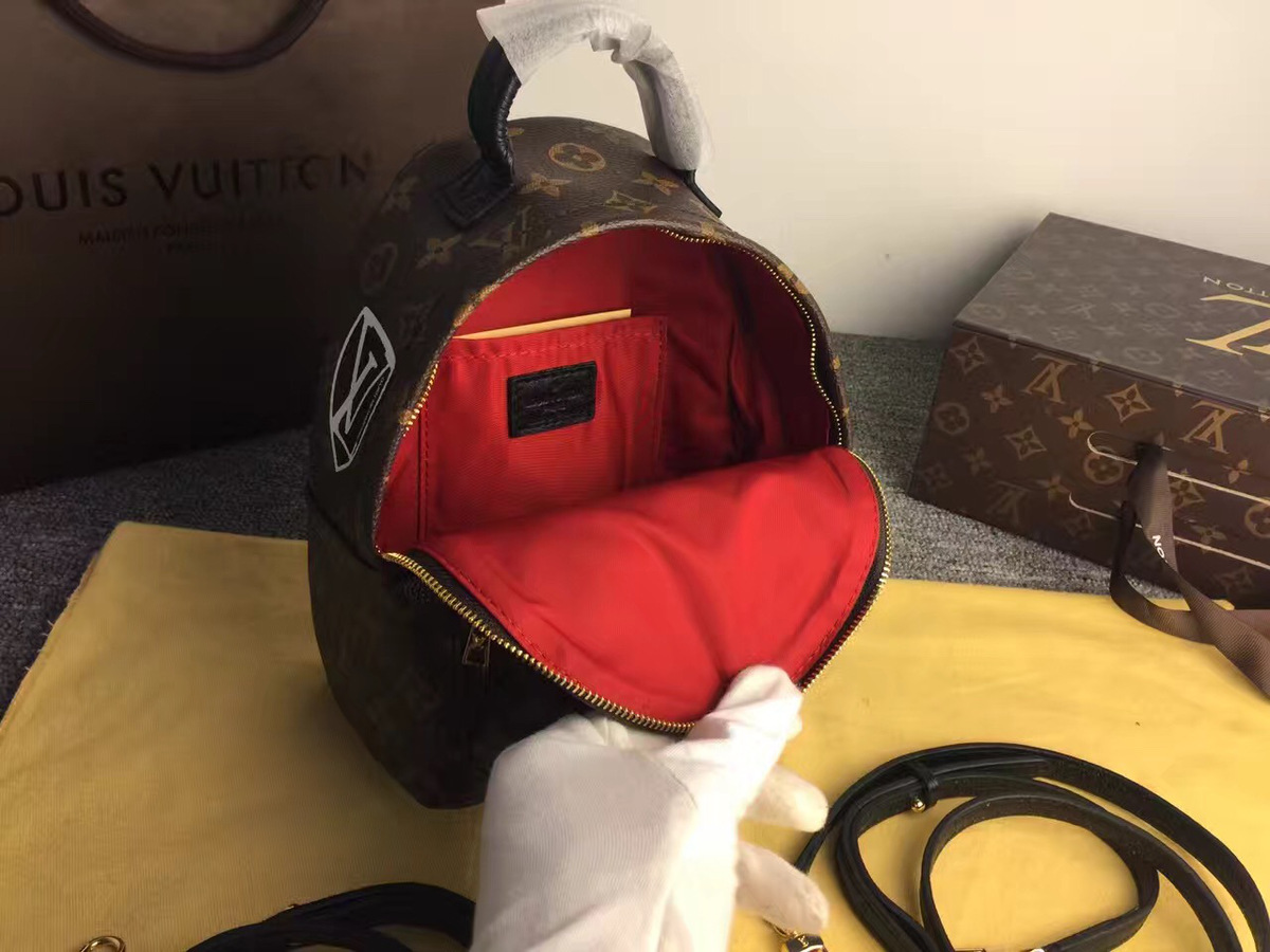 L0vis Vvtt0n Palm Springs MiniCanvas Leather Backpack M41562