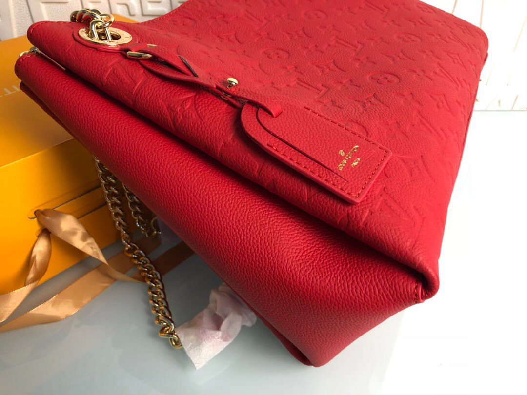 L0vis Vvtt0n Monogram Empreinte Leather Handbags M43758 Red