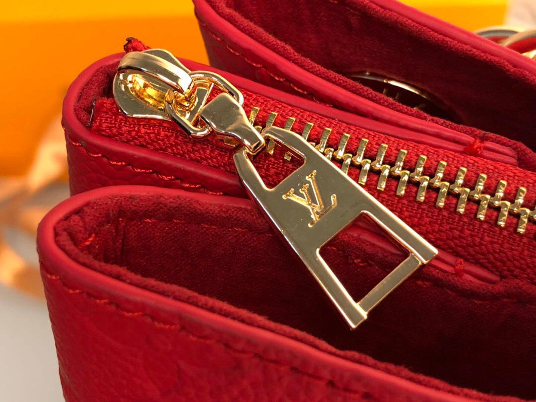 L0vis Vvtt0n Monogram Empreinte Leather Handbags M43758 Red