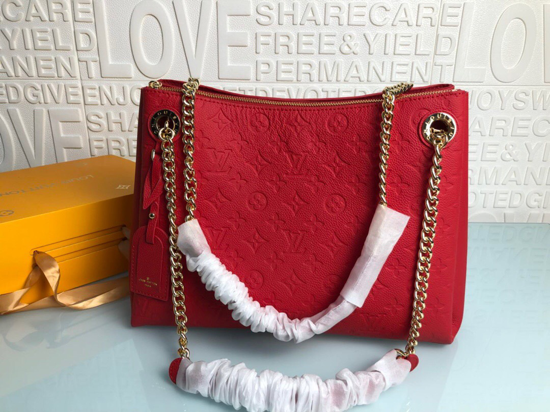 L0vis Vvtt0n Monogram Empreinte Leather Handbags M43758 Red