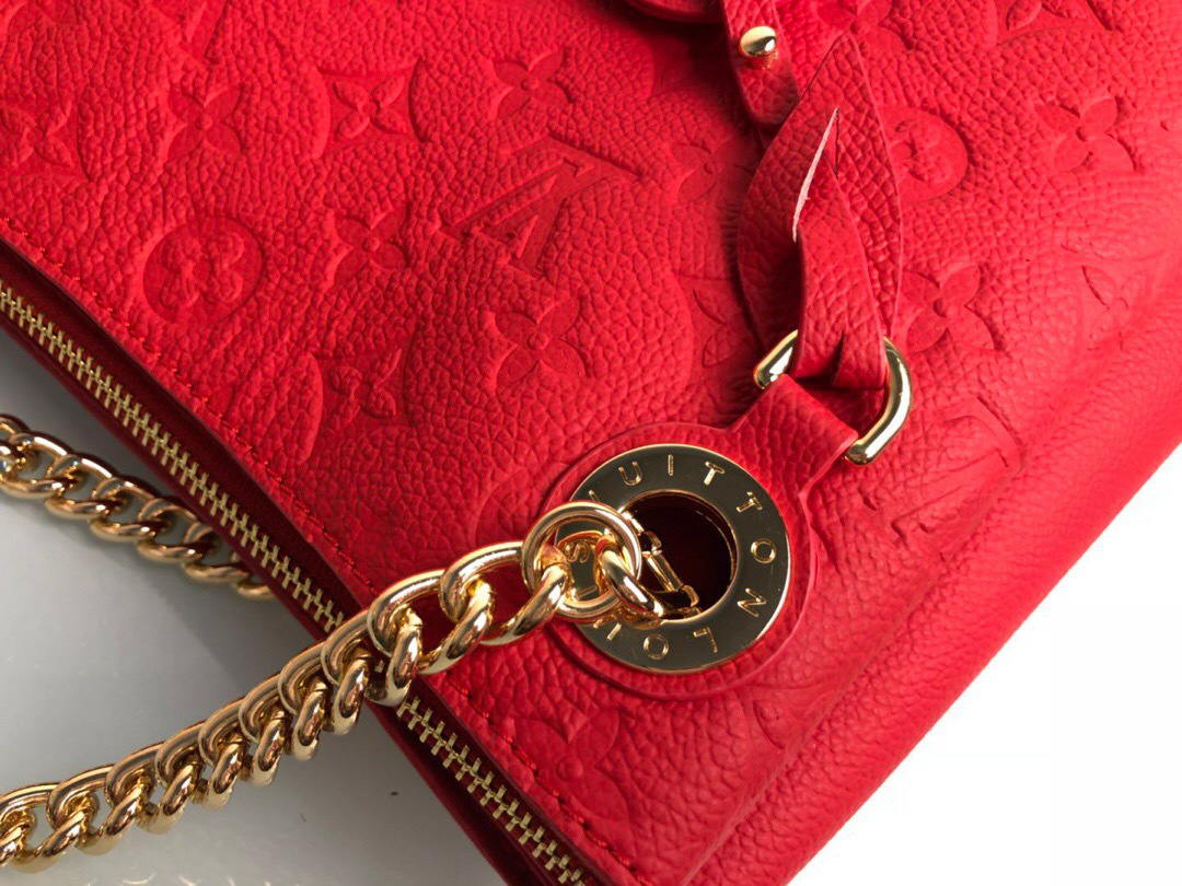L0vis Vvtt0n Monogram Empreinte Leather Handbags M43758 Red