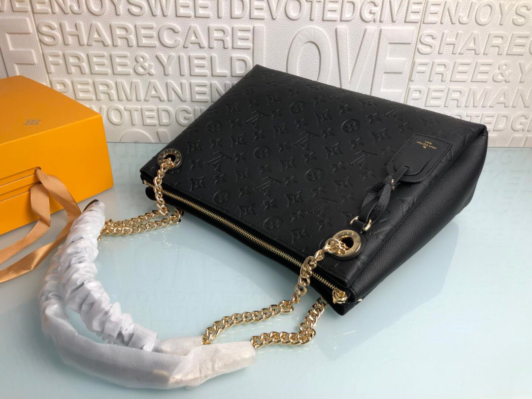 L0vis Vvtt0n Monogram Empreinte Leather Handbags M43758 Black