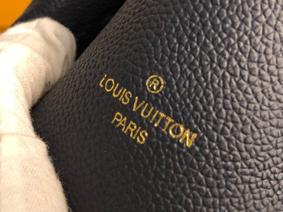 L0vis Vvtt0n Monogram Empreinte Leather Handbags M43758 Navy Blue