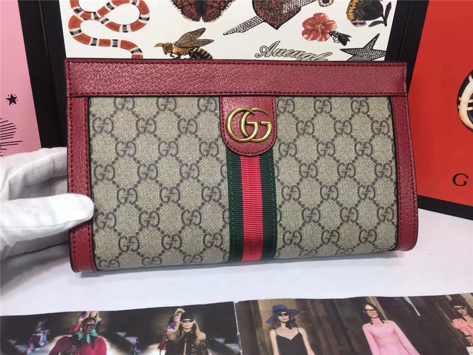 Gvc*1 PVC Leather women bag 493677 Red