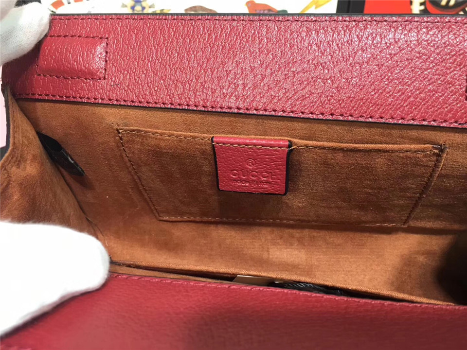 Gvc*1 PVC Leather women bag 493677 Red