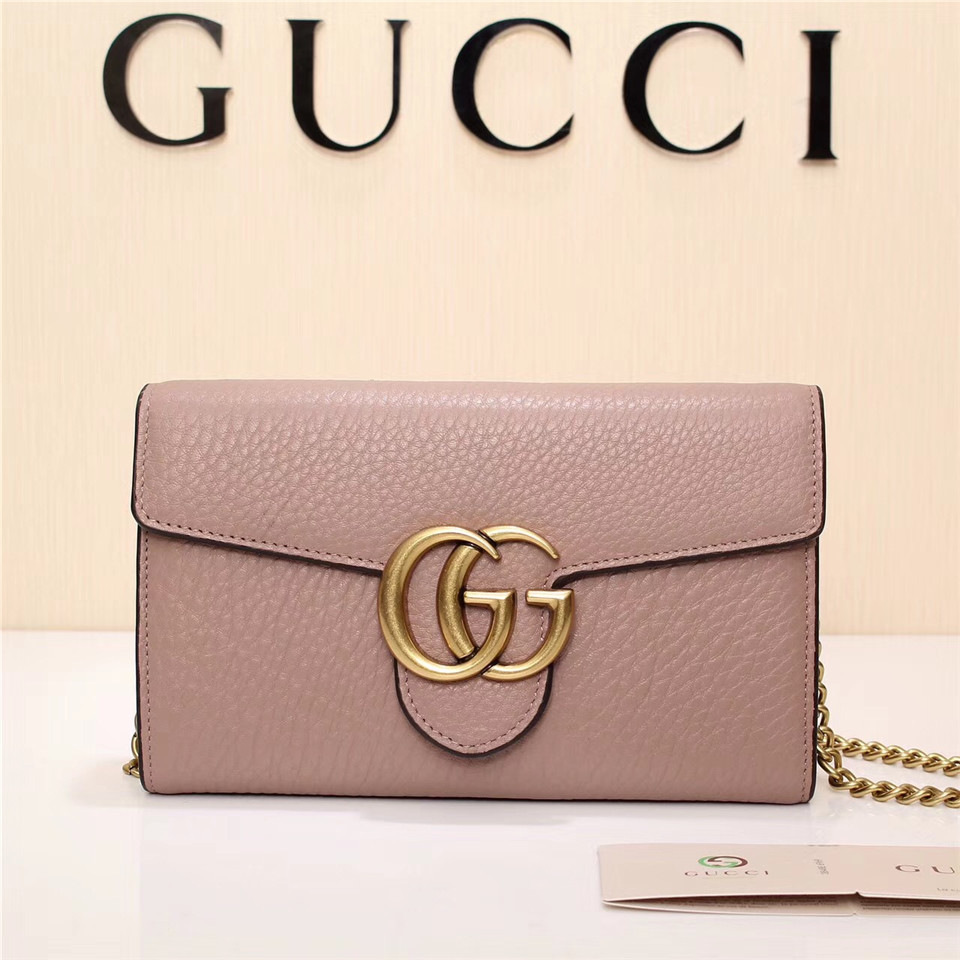 Gvc*1 Marmont leather mini chain bag 401232 Pink