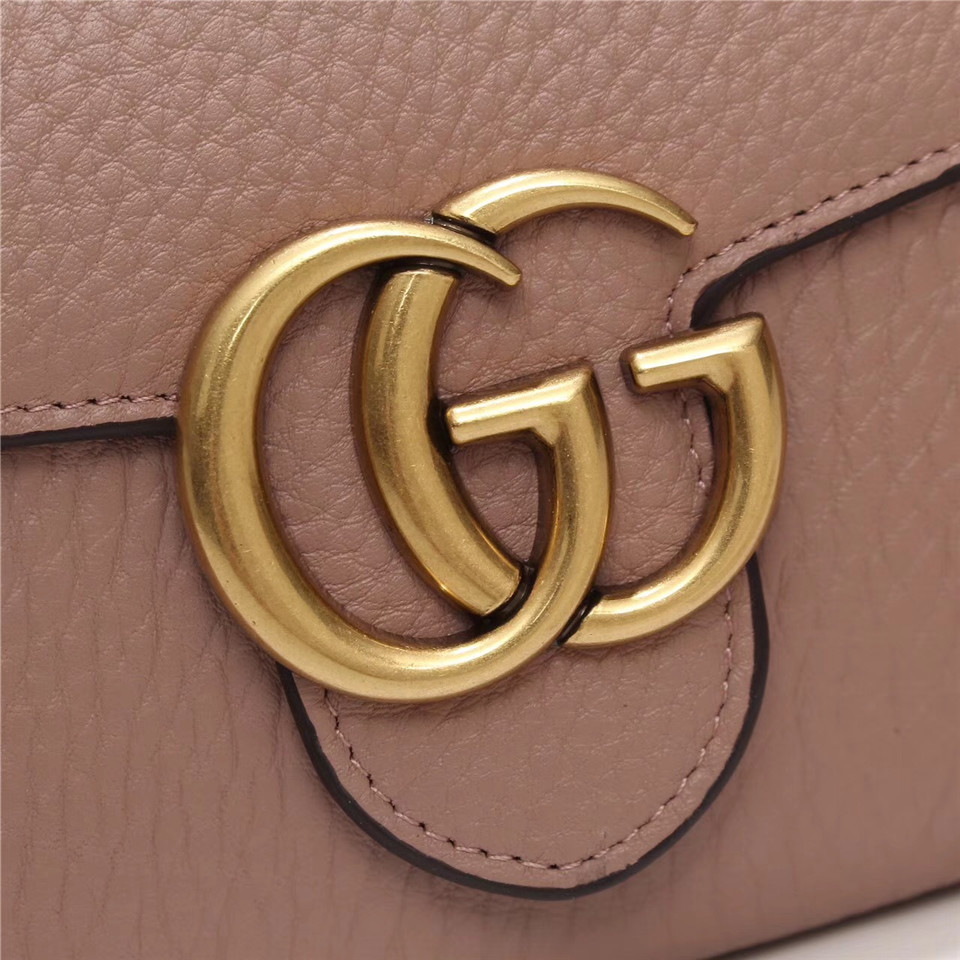 Gvc*1 Marmont leather mini chain bag 401232 Pink