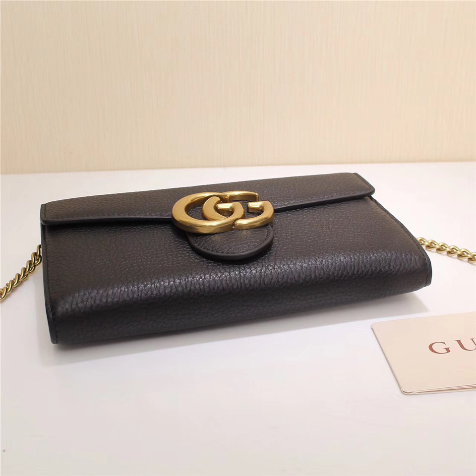 Gvc*1 Marmont leather mini chain bag 401232 Black