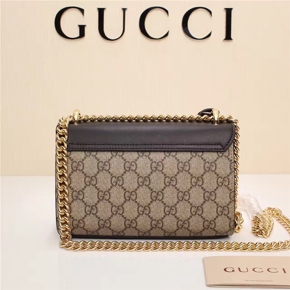 Gvc*1 Padlock Bee Star small shoulder bag 432182 Black