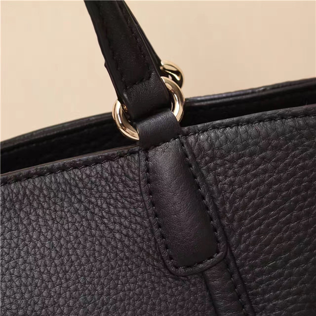 Gvc*1 369176 Soho Tote Bag Women leather Shoulder Bag Black