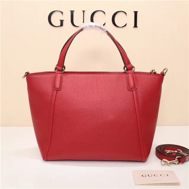 Gvc*1 369176 Soho Tote Bag Women leather Shoulder Bag Red