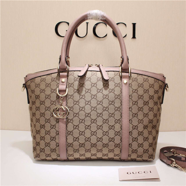 Gvc*1 341503 Nylon Large Convertible Tote Bag Pink